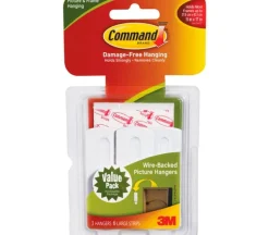 3M Command Wire-Backed Picture Hangers – Large