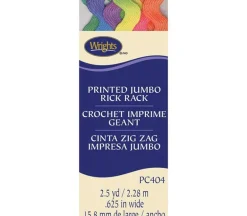 Medium Rick Rack Rainbow 1/2-inch x 2.5-yards 117403001