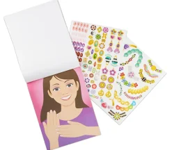 Melissa and Doug Jewelry & Nails Sticker Pad – 11-inch x 14-inch