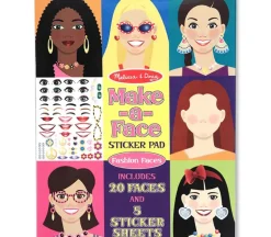 Melissa and Doug Make A Face Sticker Pad – 11-inch x 14-inch
