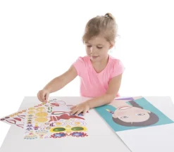 Melissa and Doug Make A Face Sticker Pad – 11-inch x 14-inch