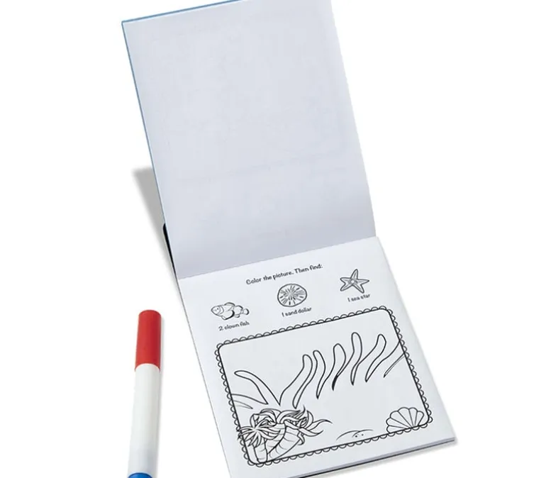 Melissa and Doug On the Go Colorblast No-Mess Coloring Pad – Sea Life