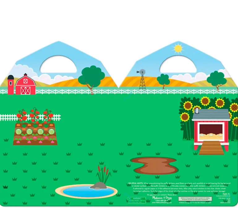 Melissa and Doug Puffy Sticker Play Set – Farm