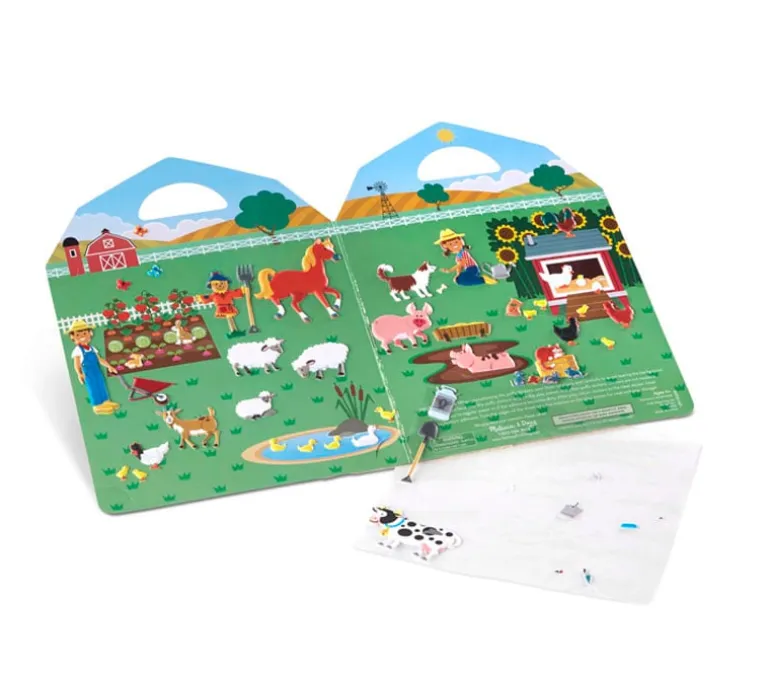 Melissa and Doug Puffy Sticker Play Set – Farm