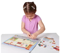Melissa and Doug Reusable Sticker Pad – 11-inch x 14-inch – My Town