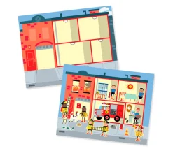 Melissa and Doug Reusable Sticker Pad – 11-inch x 14-inch – My Town