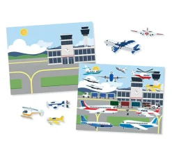Melissa and Doug Reusable Sticker Pad – 11-inch x 14-inch – Vehicles