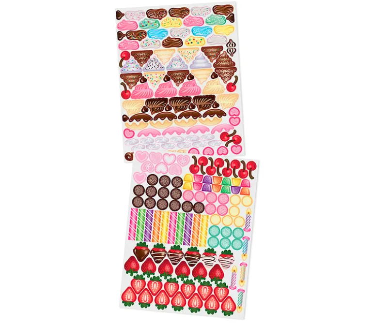 Melissa and Doug Sticker Pad – 11-inch x 14-inch – Sweets & Treats