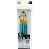 Menta Long Handle Variety Set – Synthetic Blend – 5 Piece