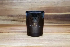 Mercury-Style Glass Candle Holder – Gold