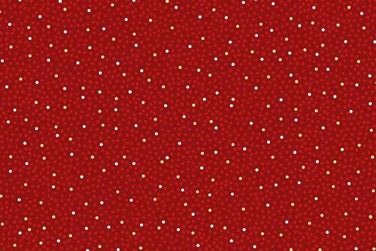 Merry Mix Geometric Red, Green & White with Metallic Highlights