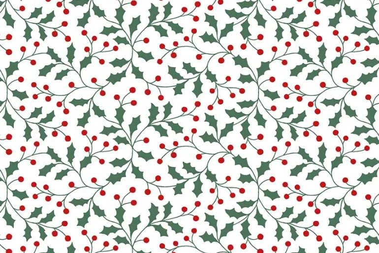 Merry Mix Holly & Berry Tonal Green