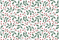 Merry Mix Snowflakes Red & Metallic Highlights