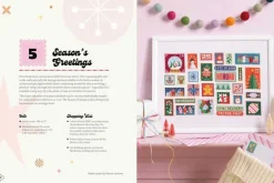 Merry Stitchmas Cross Stitch book by Emma Congdon of Stitchrovia