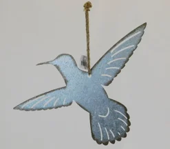 Metal Butterfly with Rust Finish & Jute Hanger – Rustic Wall Décor