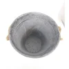 Metal Galvanized Bucket with Rope Handles