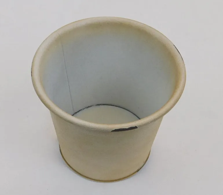 Metal Galvanized Oval Bucket – Rustic Storage & Décor