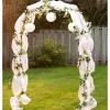Metal Garden Arch – 9-Feet – White
