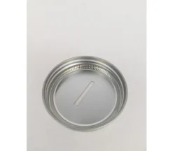 Metal Jar Lid with Piggy Bank Slot
