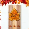Metal Leaf Wall Décor with Copper Finish – Rustic Accent Piece