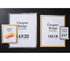Metallic Black Flat Edge Frame (view sizes)