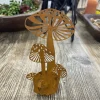 Metal Mushroom Candle Holder – 5-inch