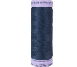 Mettler Silk Finish Cotton – #50 – 165-yards – Dark Blue Shades (view colors)