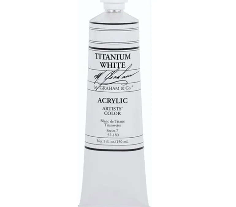 M. Graham Acrylic Paint – 150ml – Titanium White