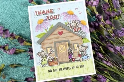 Mice Flowers Stamp Set