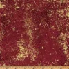 Midnight Flora Leaves in Spice Browns Gold Metallic Highlights