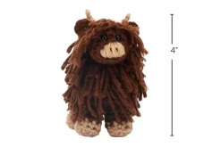 Miniature Highland Cow in Brown Amigurumi Crochet Kit