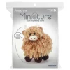 Miniature Highland Cow in Tan Amigurumi Crochet Kit