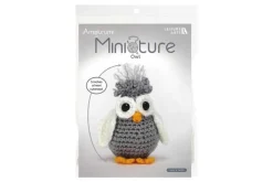 Miniature Owl Amigurumi Crochet Kit