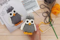 Miniature Owl Amigurumi Crochet Kit