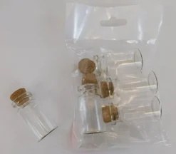 Mini Bottle with Cork – 5 Piece