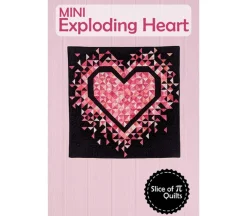 Mini Exploding Heart Quilt Pattern #SPQ339