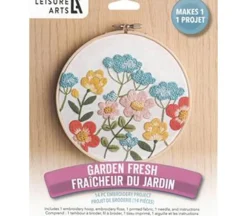 Mini Maker Garden Fresh Embroidery Kit