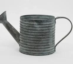 Mini Ribbed Metal Watering Can