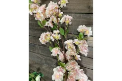 6′ Mini Rose Garland, White