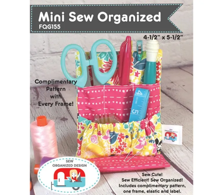 Mini Sew Organized Pattern with Frame – Sewing Room Décor #FQG155