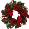 30″ Mixed Pine Pinecone Ornament Spray