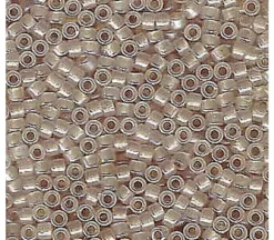11/0 Miyuki Delica Seed Bead – Beige Lined Opal AB
