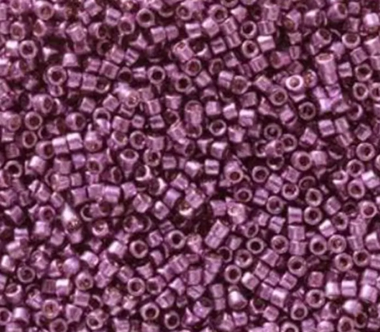 11/0 Miyuki Delica Seed Bead – Duracoat Galvanized Purple Orchid