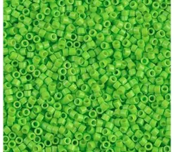 11/0 Miyuki Delica Seed Bead – Duracoat Opaque Kiwi