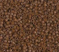 11/0 Miyuki Delica Seed Bead – Duracoat Opaque Cognac