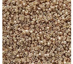 11/0 Miyuki Delica Seed Bead – Duracoat Galvanized Light Champagne