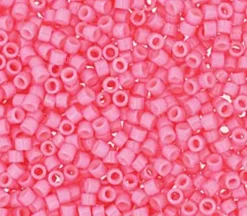 11/0 Miyuki Delica Seed Bead – Duracoat Opaque Carnation