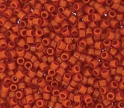 11/0 Miyuki Delica Seed Bead – Duracoat Opaque Persimmon