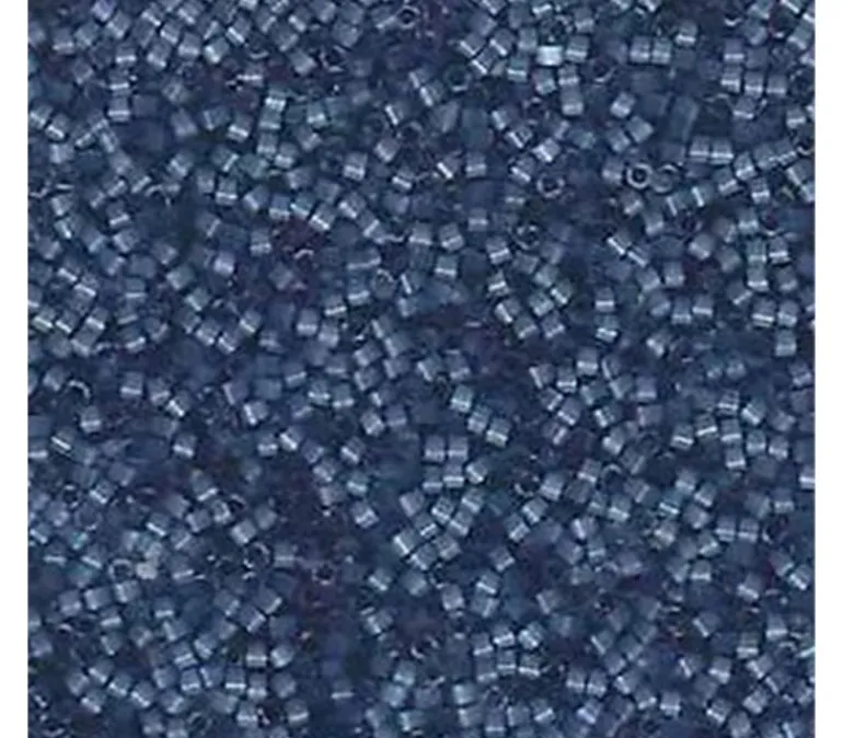 11/0 Miyuki Delica Seed Bead – Dyed Dusk Blue Silk Satin