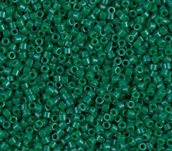 11/0 Miyuki Delica Seed Bead – Dyed Opaque Jade Green